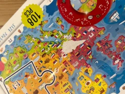 USZKODZONE OPAKOWANIE: DETECTIVE PUZZLE - puzzle, gra detektywistyczna - MAPA EUROPY