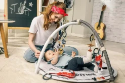 USZKODZONE OPAKOWANIE: Gimnastyka, mata edukacyjna z pałąkami - Tiny Rockers