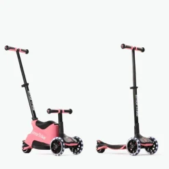USZKODZONE OPAKOWANIE: Hulajnoga 4w1 Xtend Scooter + Ride-on, Salmon Pink