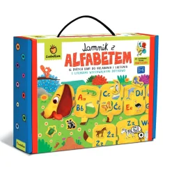 WALIZECZKA edukacyjna Montessori - Jamnik z ALFABETEM