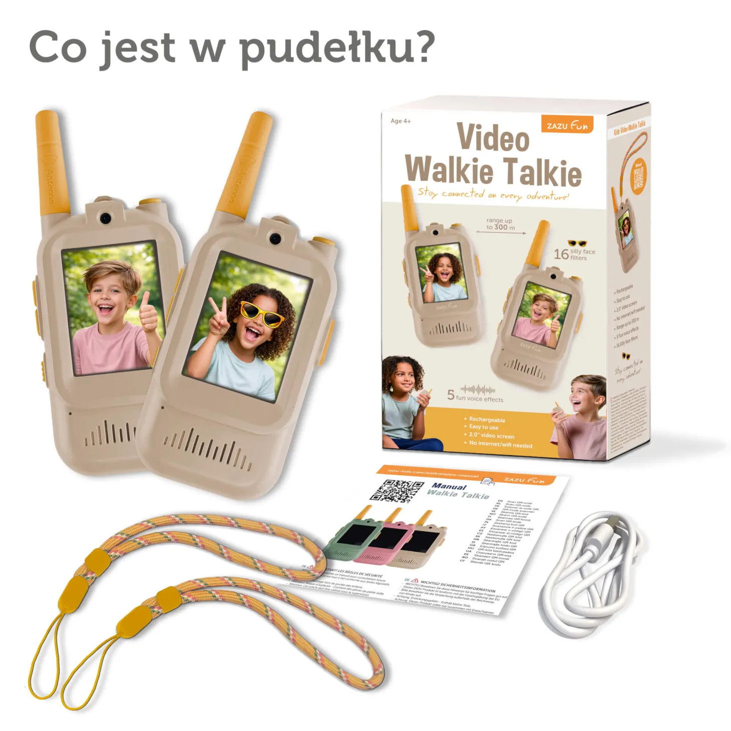 Walkie Talkie Fun Video - Beige