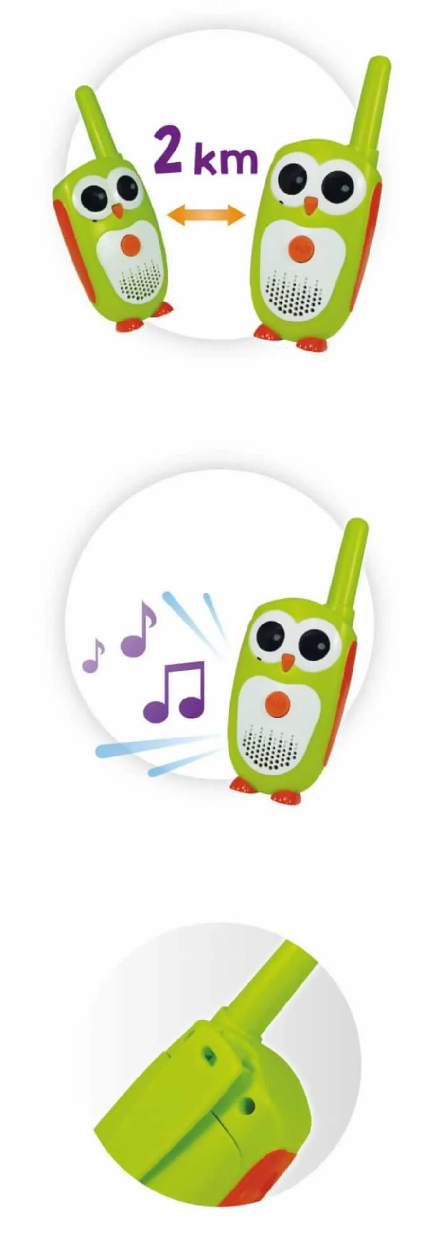WALKIE-TALKIE JUNIOR zasięg 2 km