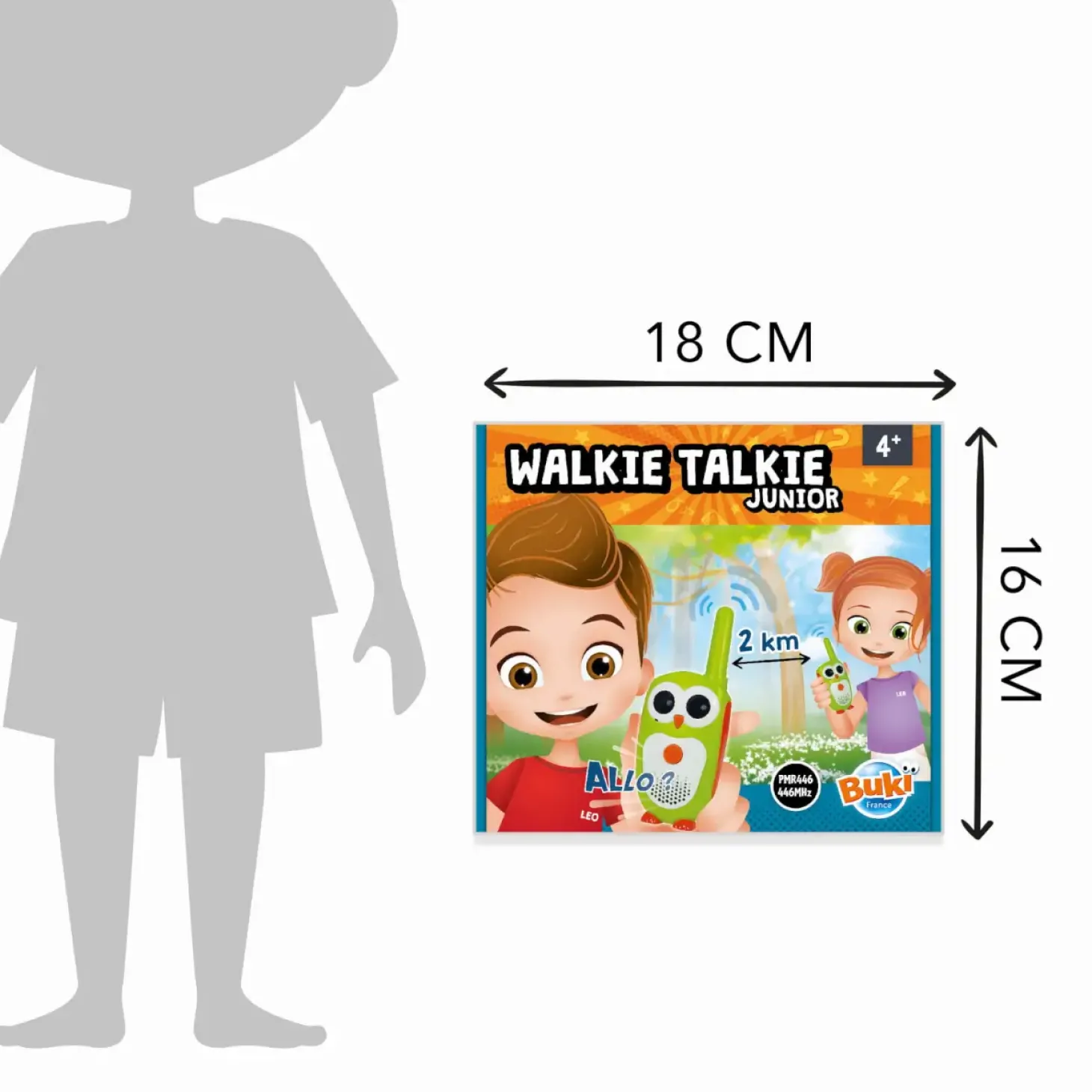 WALKIE-TALKIE JUNIOR zasięg 2 km