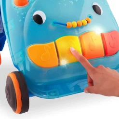 Walk 'n’ Play– muzyczny chodzik-pchacz z odpinanym panelem interaktywnym