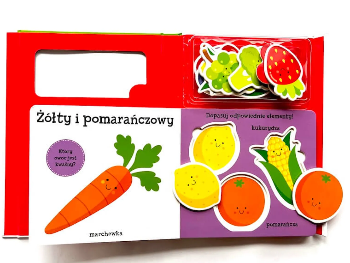 Warzywa i owoce. Akademia Mądrego Dziecka. Poznajemy świat