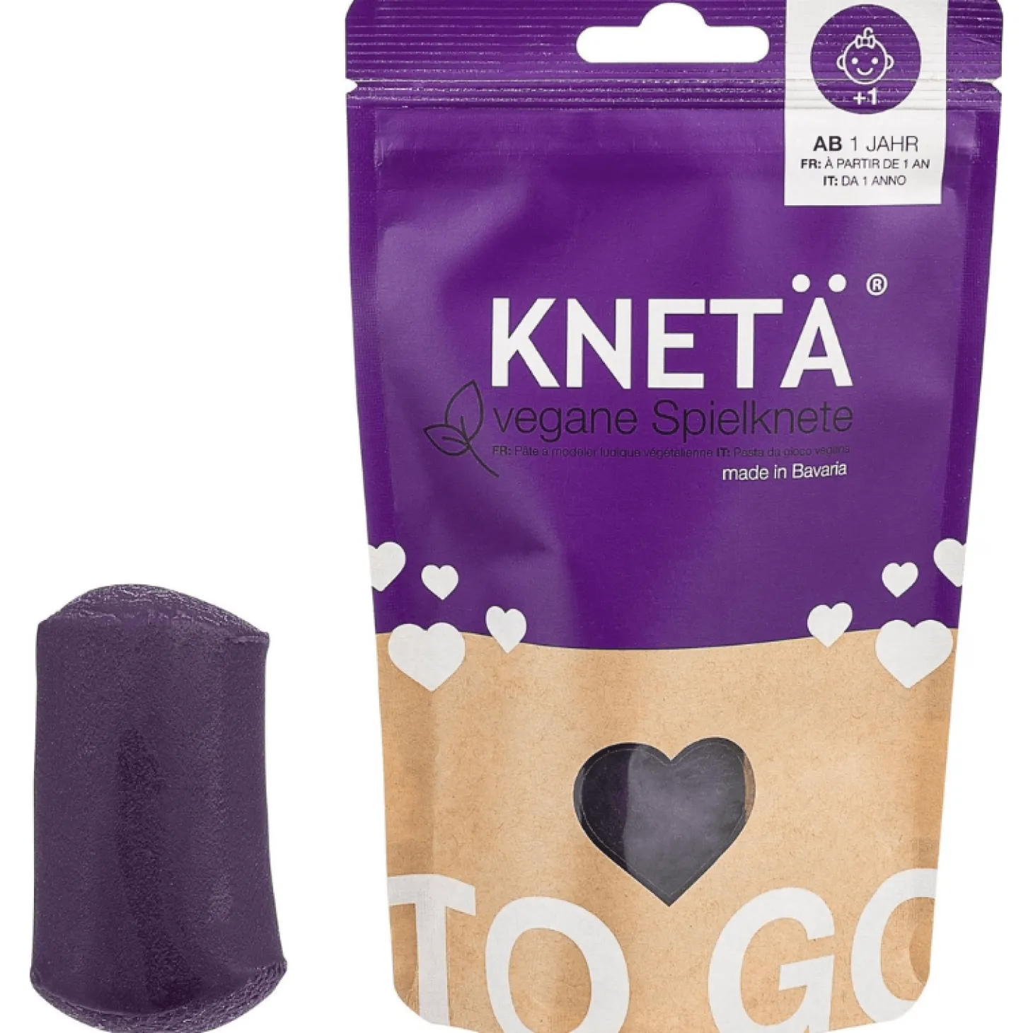 Wegańska masa plastyczna, 100g - fioletowa