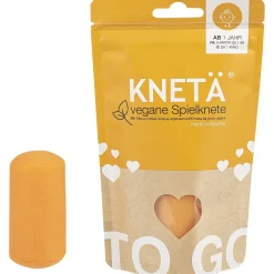 Wegańska masa plastyczna, 100g - pomarańczowa