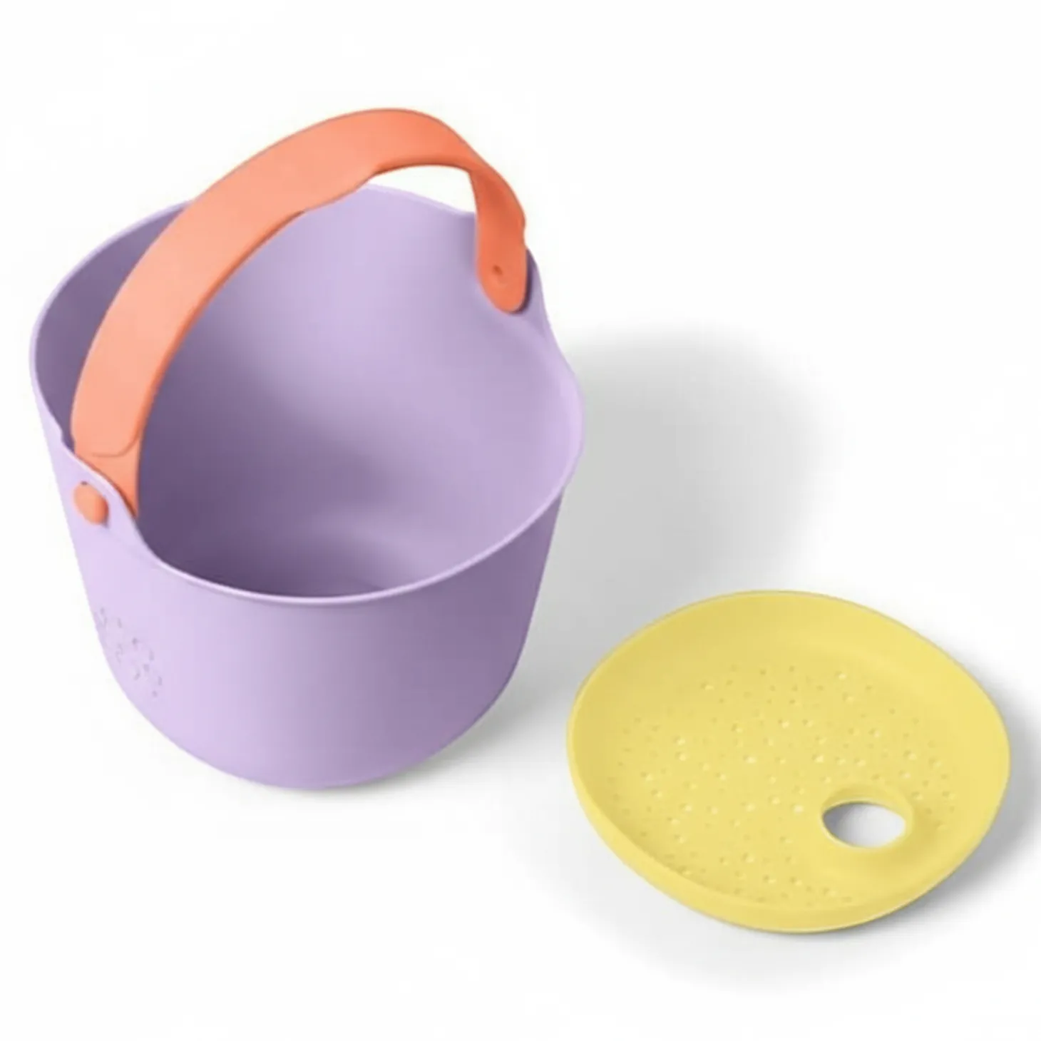 Wiaderko z sitkiem Bucki Lavender + peach