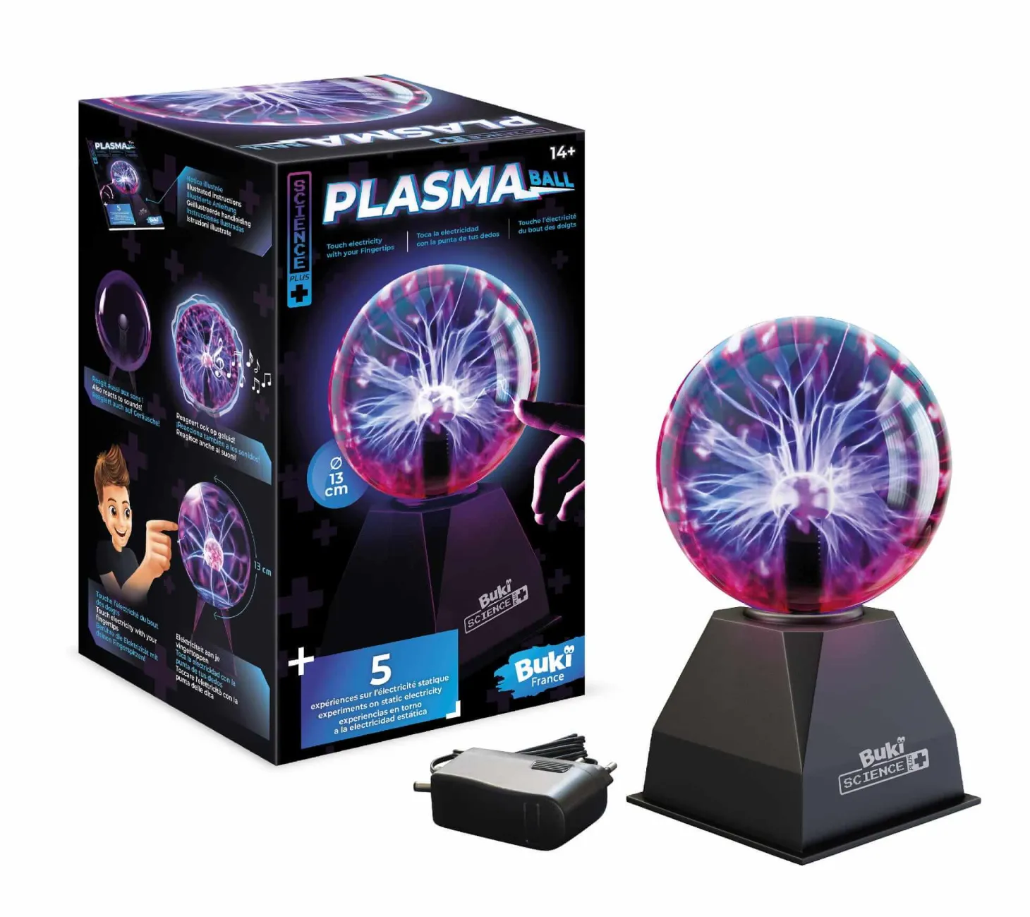 Świecąca kula plazmowa - 13 cm