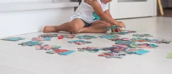 Świecące puzzle z mini-lampką UV Las 24 elementy 3+