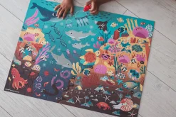 Świecące puzzle z mini-lampką UV Ocean 24 elementy 3+