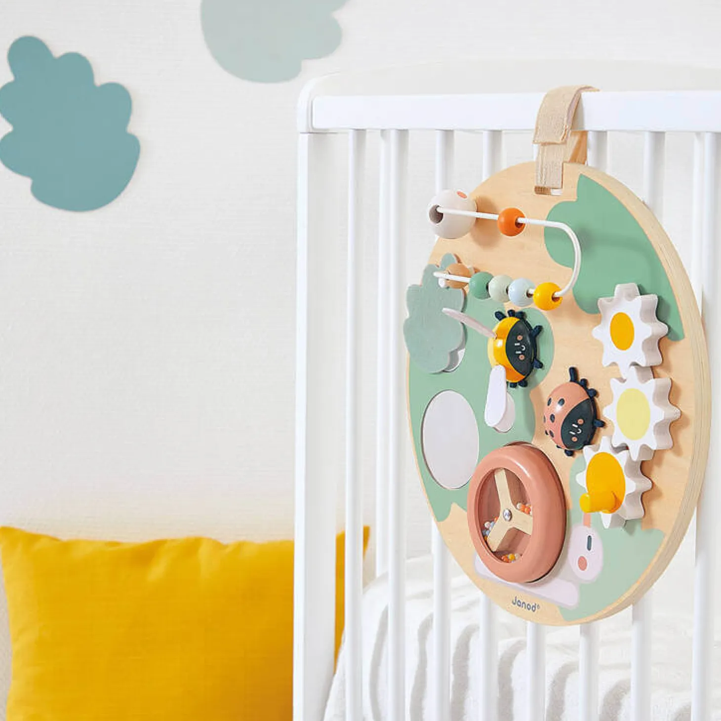 Wielofunkcyjna tablica edukacyjna drewniana Ogród Sweet Cocoon 12m+