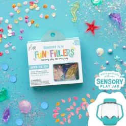 Wkład do słoików, figurki, brokaty i barwniki Fun Fillers - Sea