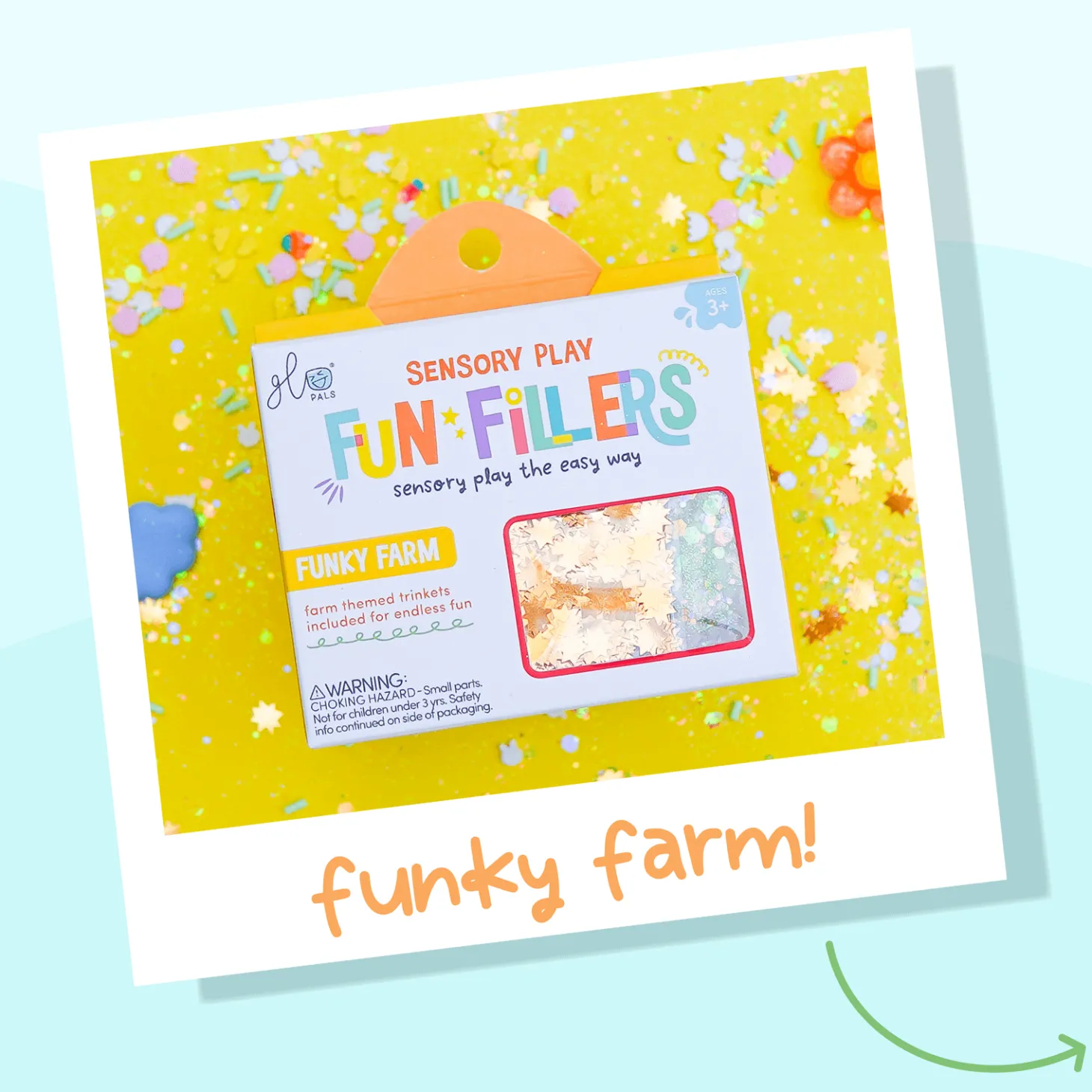 Wkład do słoików, figurki, brokaty i barwniki Fun Fillers - Farma