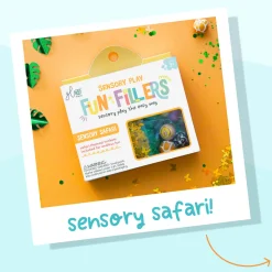 Wkład do słoików, figurki, brokaty i barwniki Fun Fillers - Safari