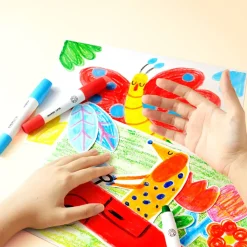 Wkłady do miękkich, zmywalnych kredek silky crayons 6 szt.