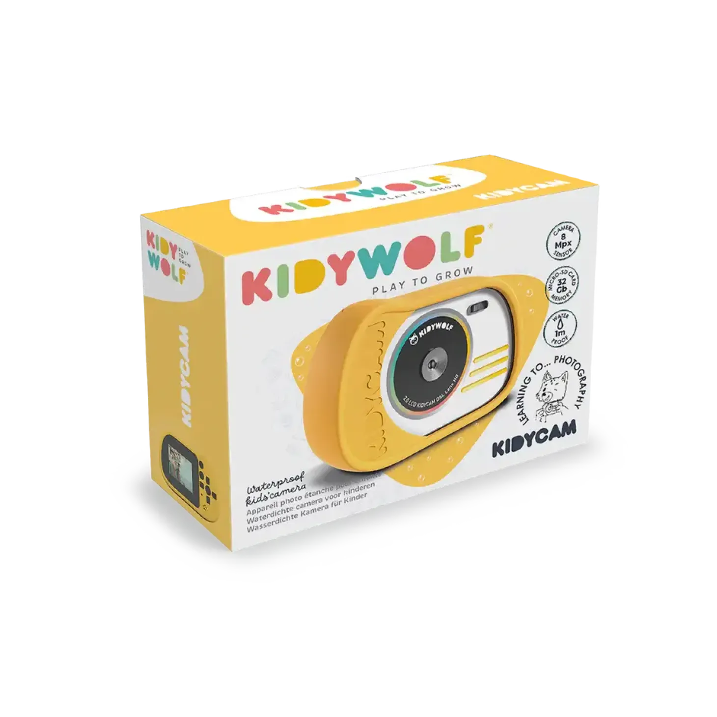 Wodoodporny aparat KIDYCAM - pomarańczowy