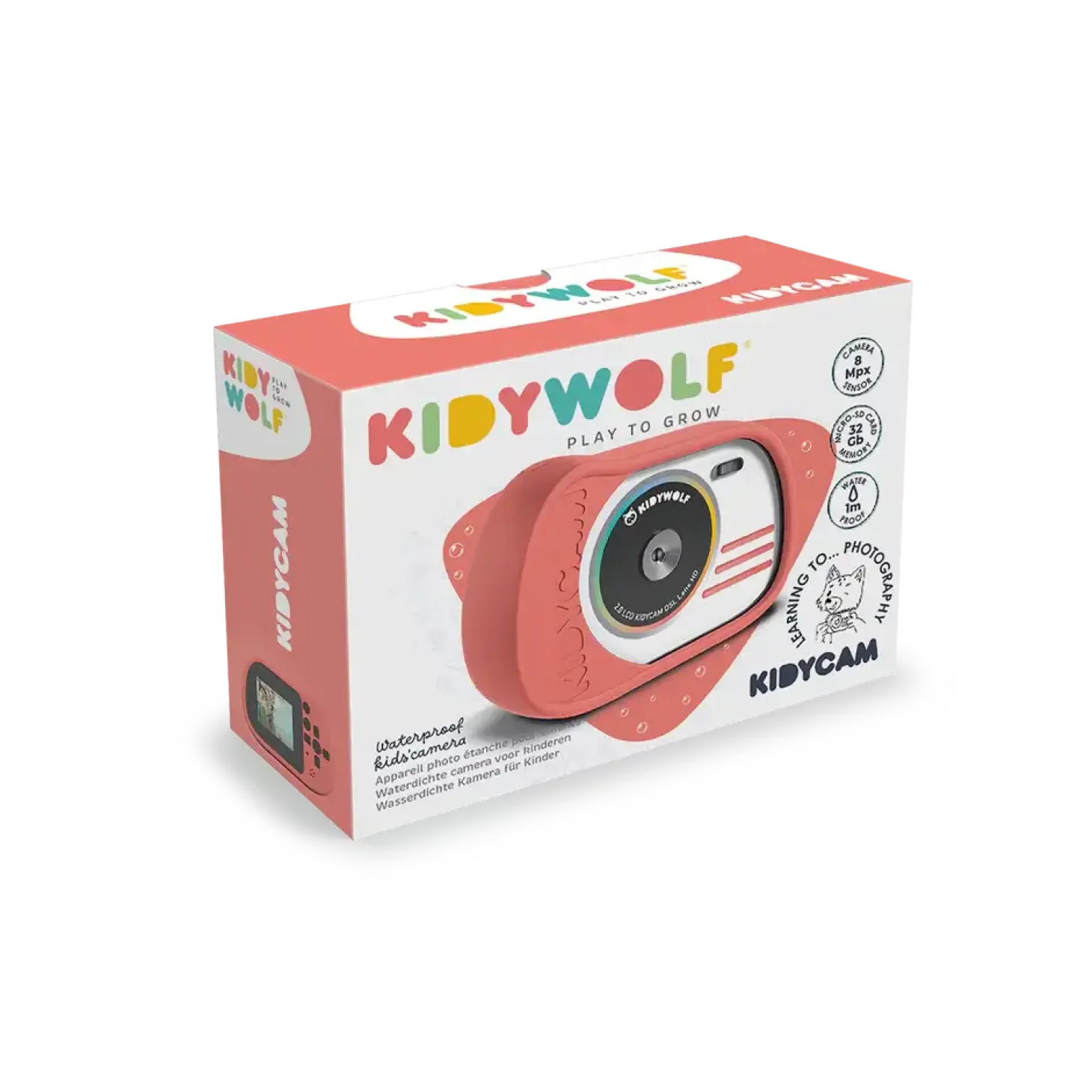 Wodoodporny aparat KIDYCAM - różowy