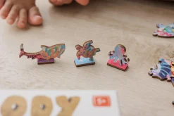 WOODY PUZZLE – drewniane puzzle konturowe – OCEAN