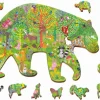WOODY PUZZLE – drewniane puzzle konturowe – LAS