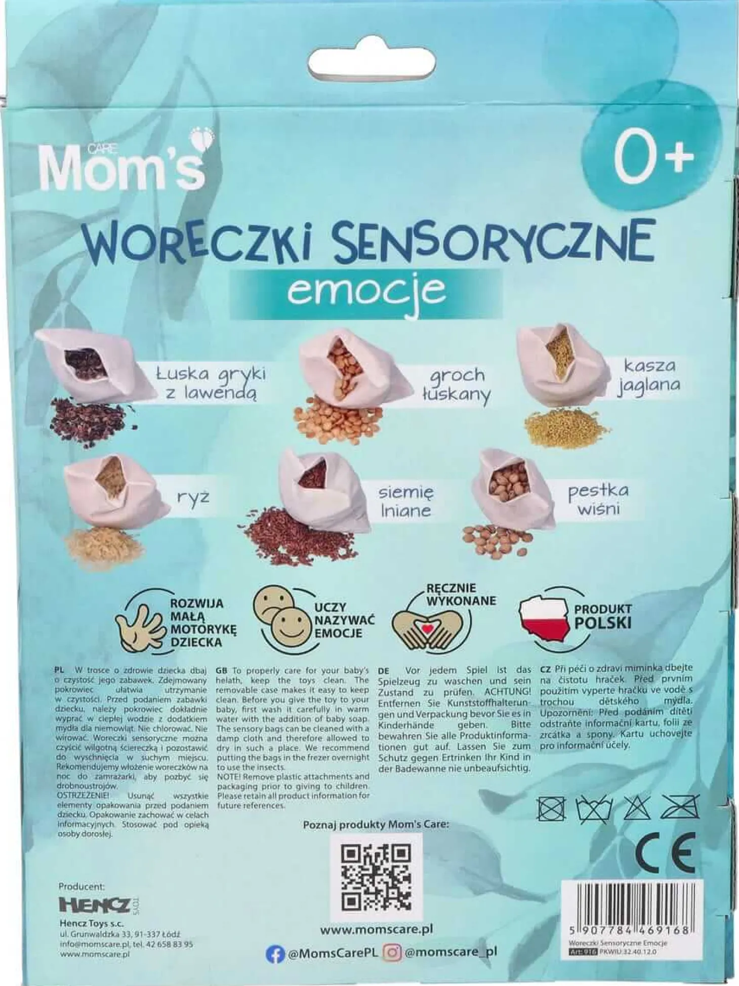 Woreczki sensoryczne - Emocje