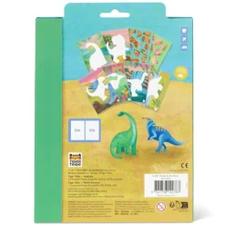 Wyklejanie po numerach - Dinozaury