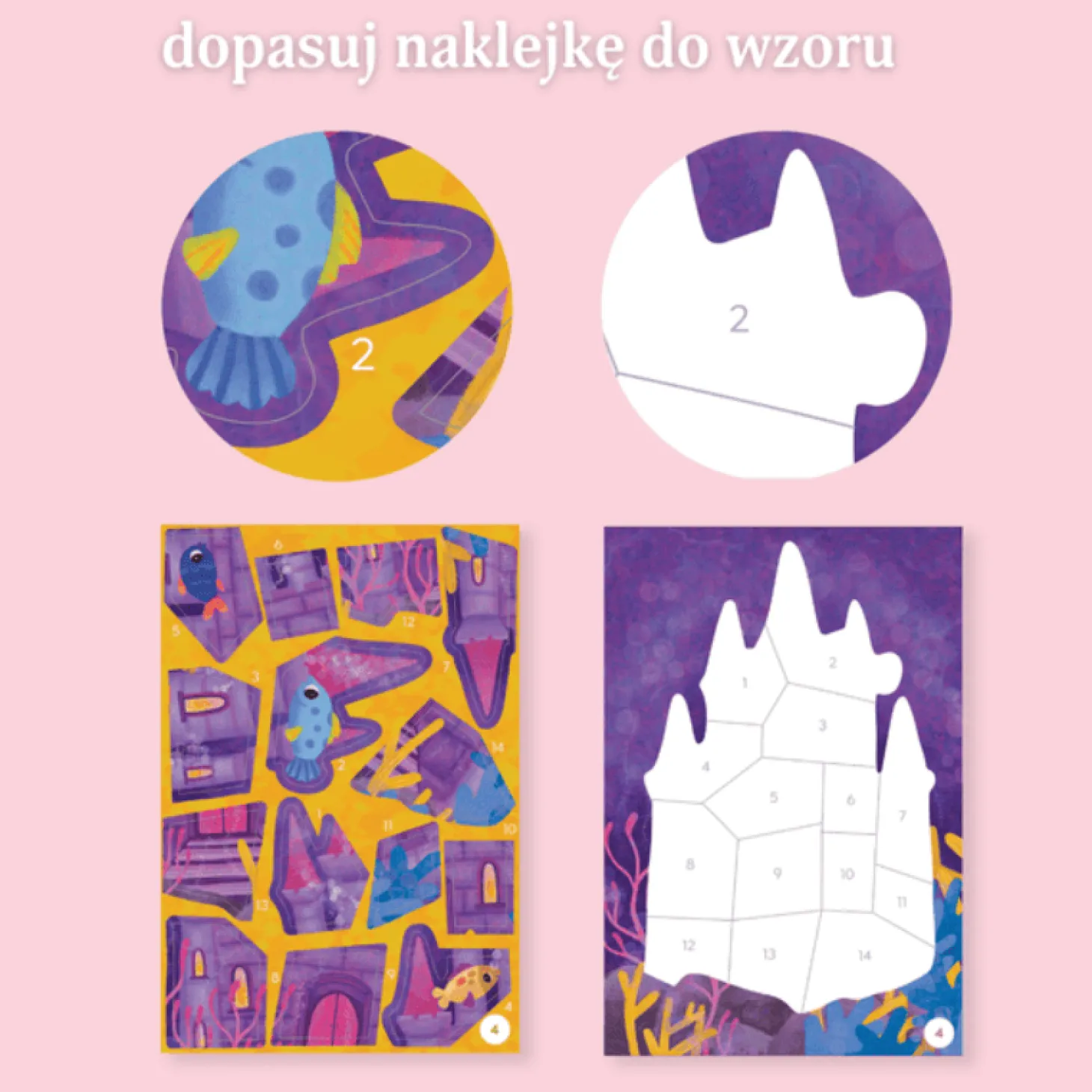 Wyklejanie po numerach - Syrenki
