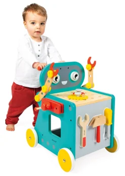 Wózek warsztat magnetyczny z narzędziami Robot Brico ‘Kids 18 m+