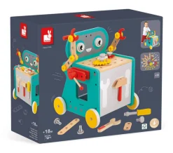 Wózek warsztat magnetyczny z narzędziami Robot Brico ‘Kids 18 m+