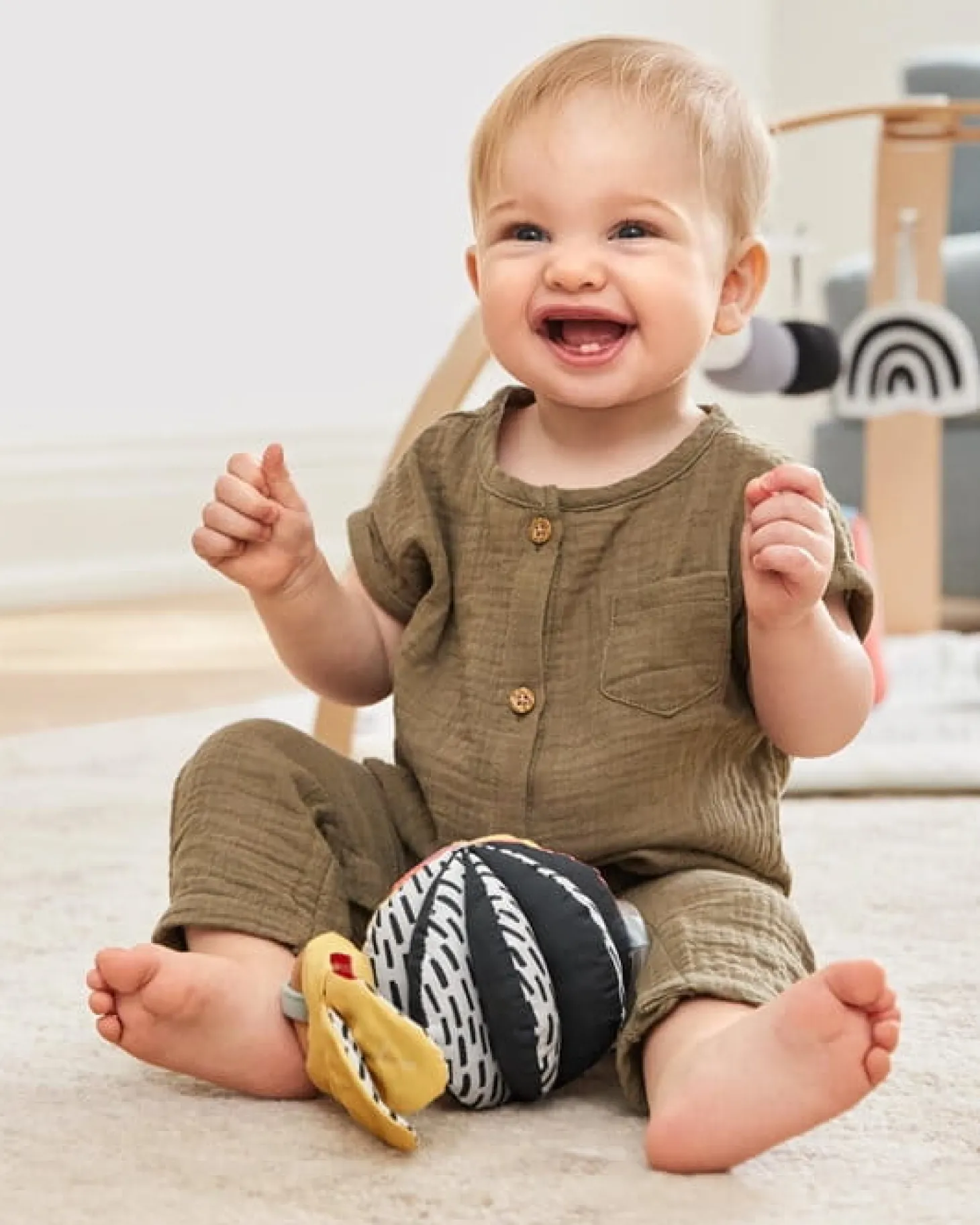 Zabawka do Wózka 3w1 Inspirowana Montessori