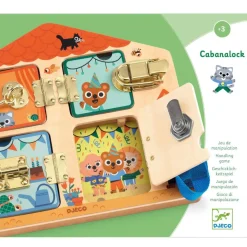 Zabawka manualna domek CABANALOCK
