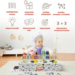 Zabawka matematyczna Lodziarnia, 2+