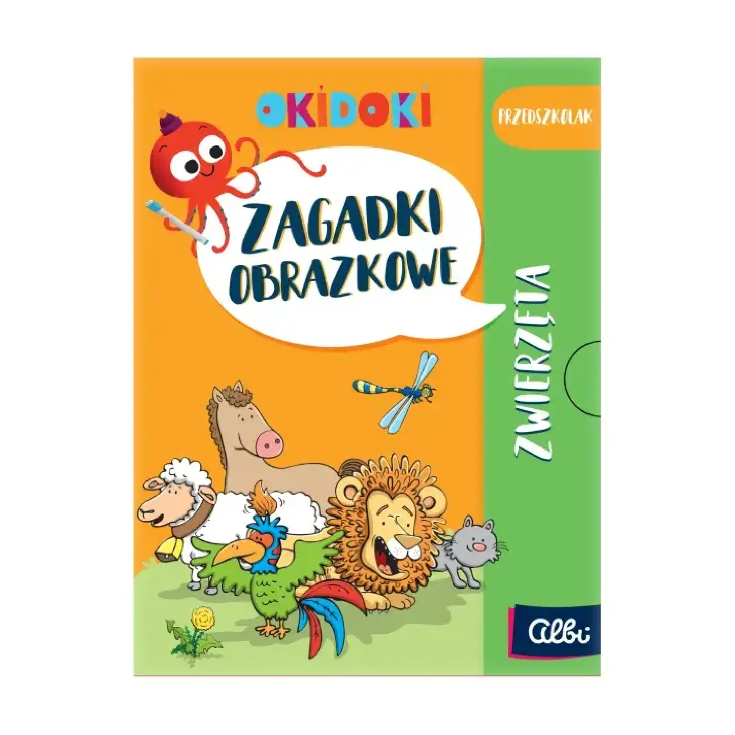 Zagadki obrazkowe. OKIDOKI Zwierzęta 3+