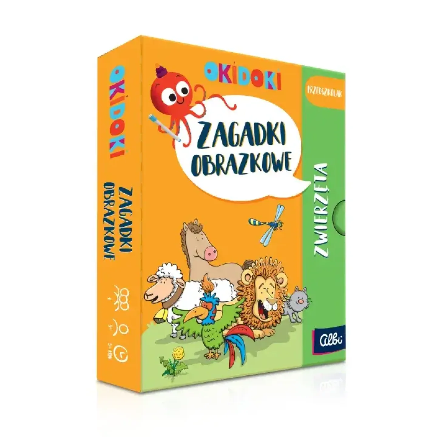 Zagadki obrazkowe. OKIDOKI Zwierzęta 3+