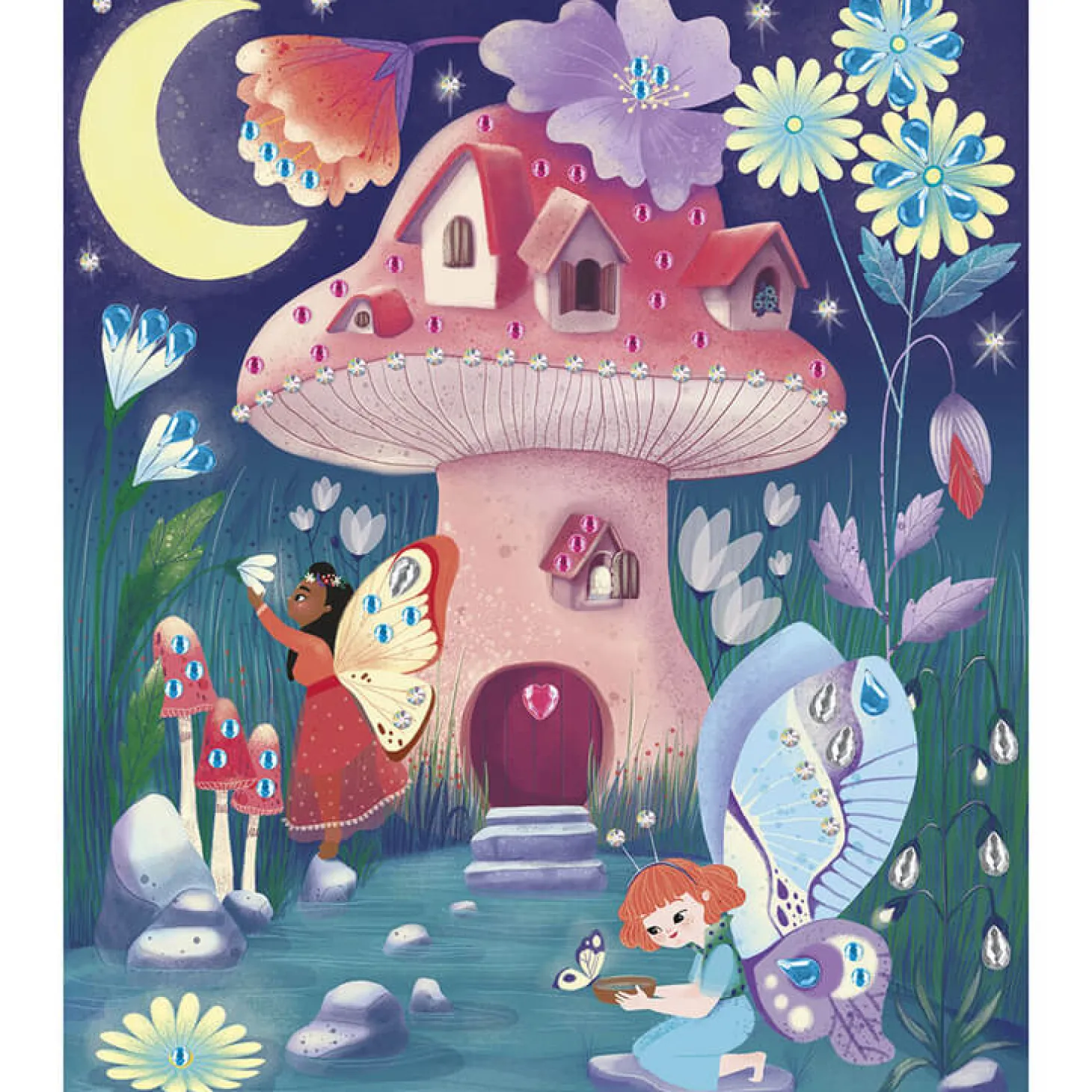 Zestaw artystyczny Czarodziejskie cyrkonie Wróżki Magic Fairies 5+