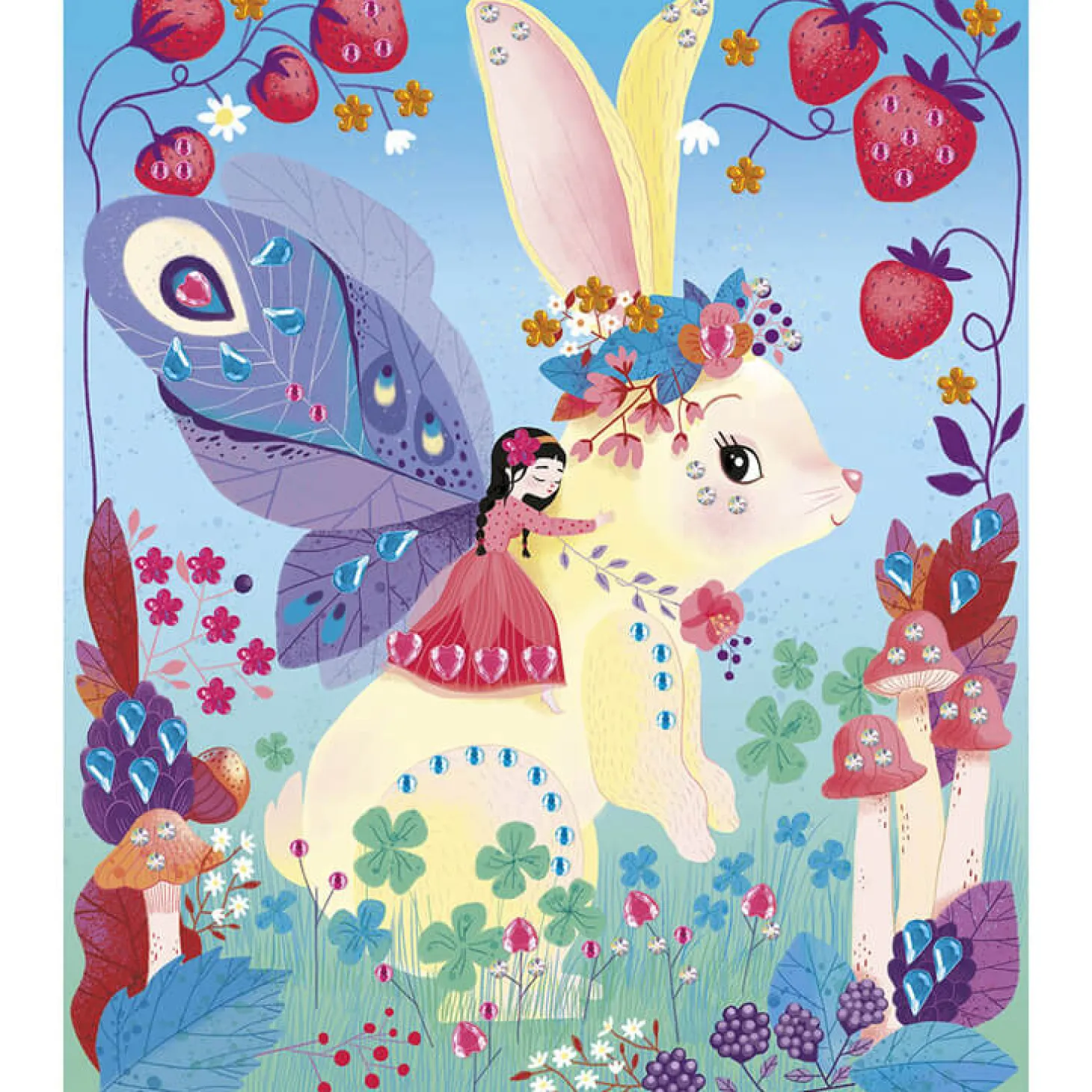 Zestaw artystyczny Czarodziejskie cyrkonie Wróżki Magic Fairies 5+