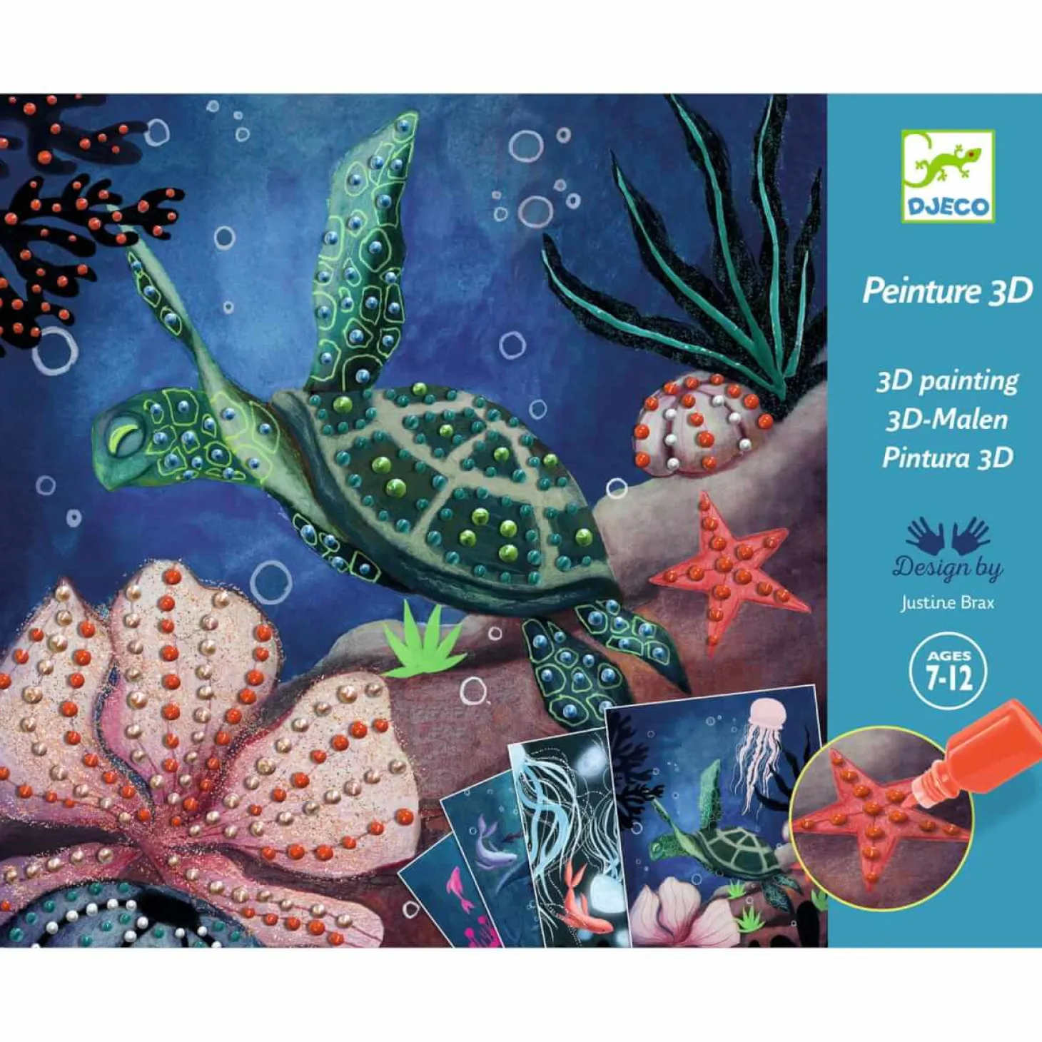 Zestaw artystyczny malowanie 3D - Głębia Oceanu