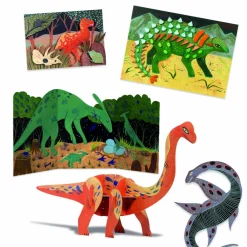Zestaw artystyczny 6w1 ŚWIAT DINOZAURÓW 6+