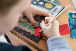 Zestaw artystyczny z folią - Przygody w kosmosie
