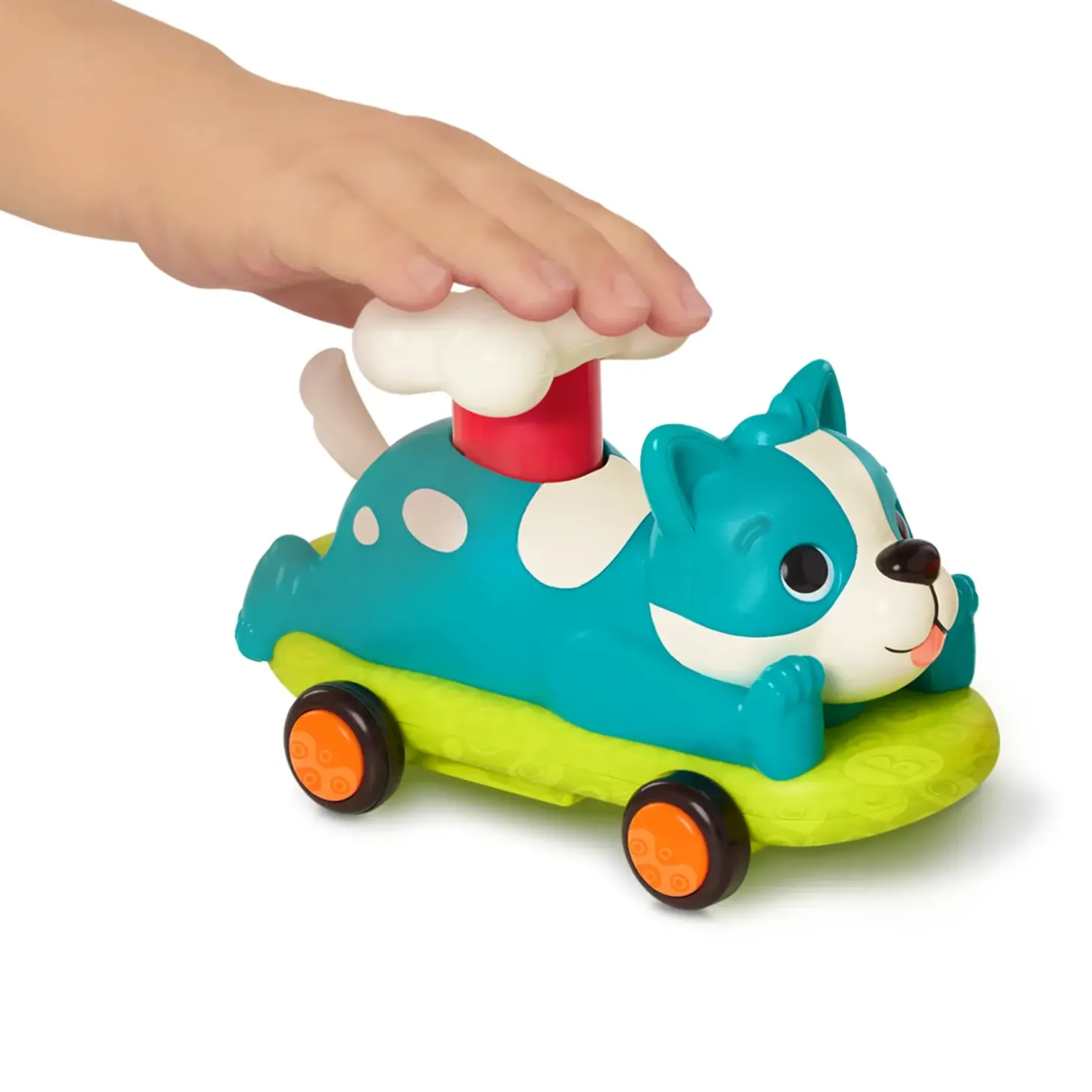 Zestaw autek PawMobiles - kot i pies z napędem push&go