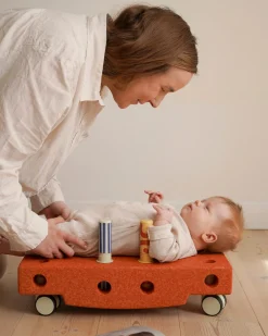 Zestaw baby activity set - Burnt Orange, Dusty Green