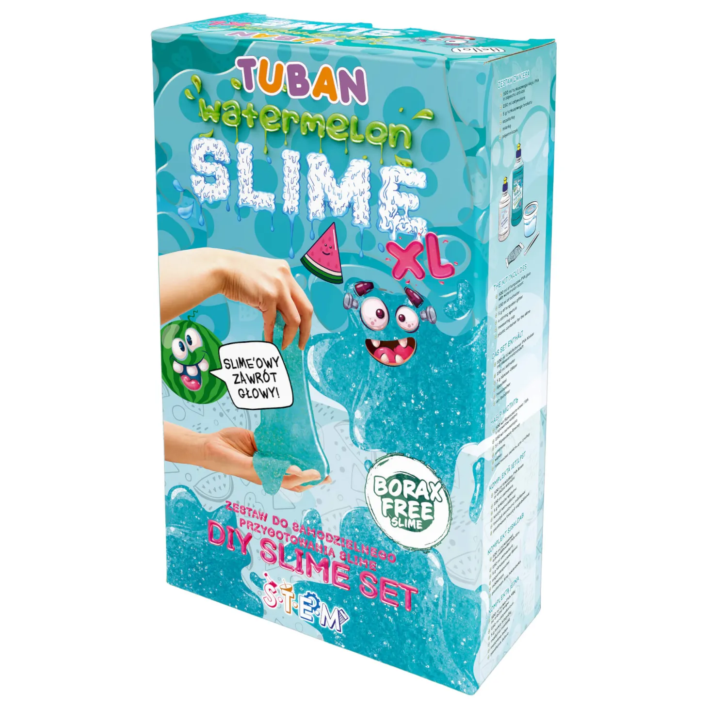 Zestaw DIY Slime - arbuz XL