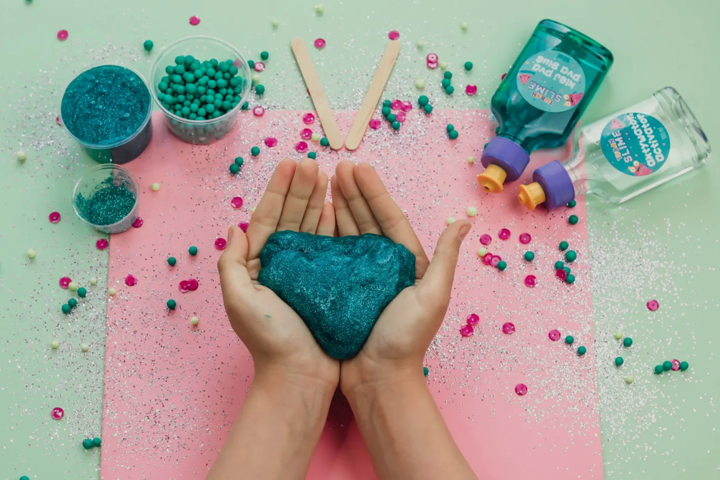 Zestaw DIY Slime - arbuz XL