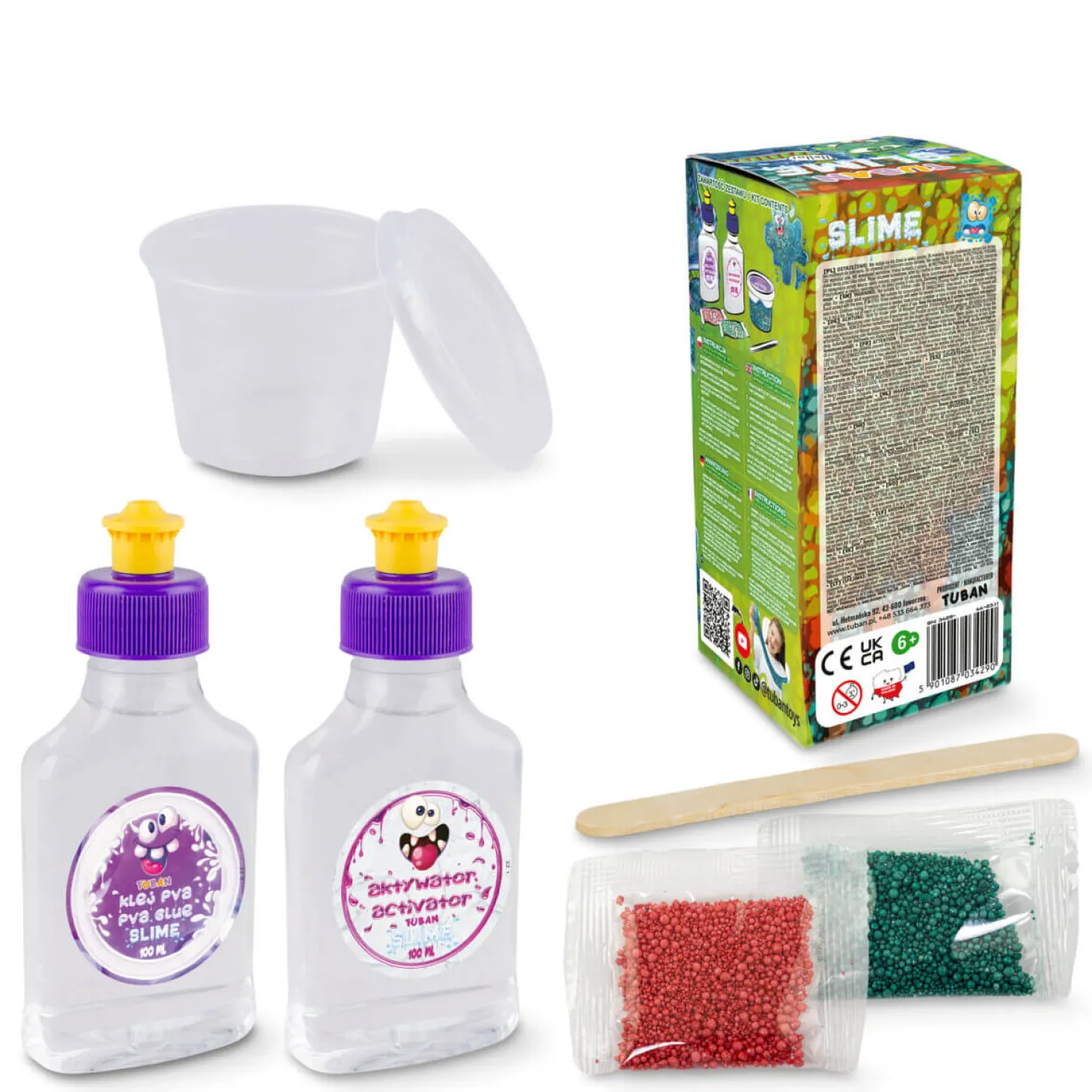 Zestaw DIY Slime - kameleon