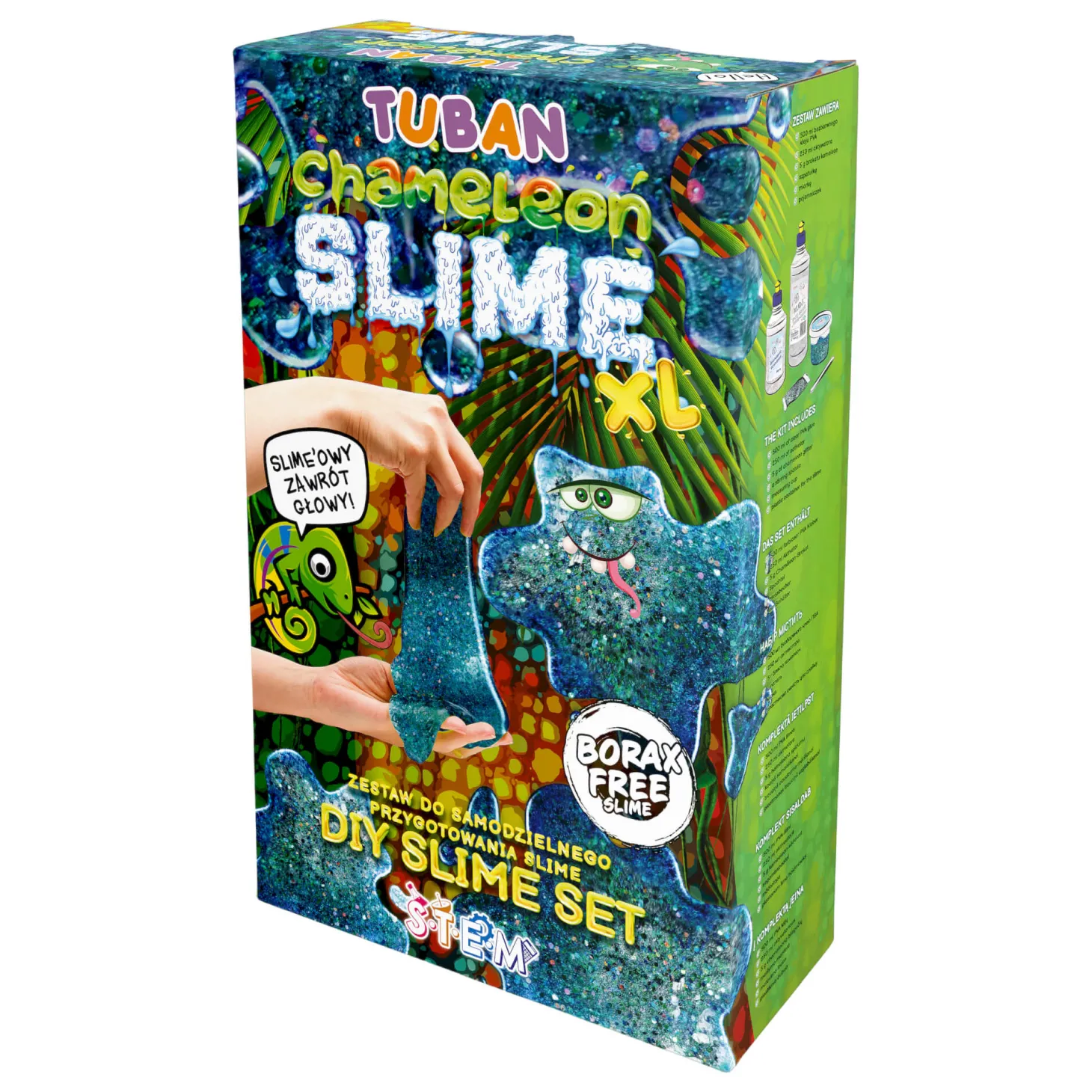 Zestaw DIY Slime - kameleon XL