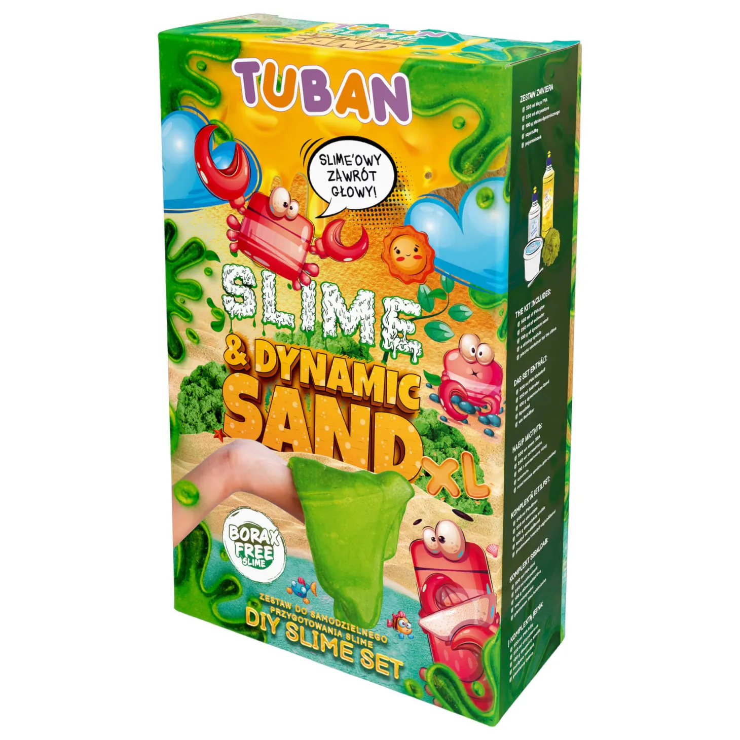 Zestaw DIY – Slime & Piasek Dynamiczny XL