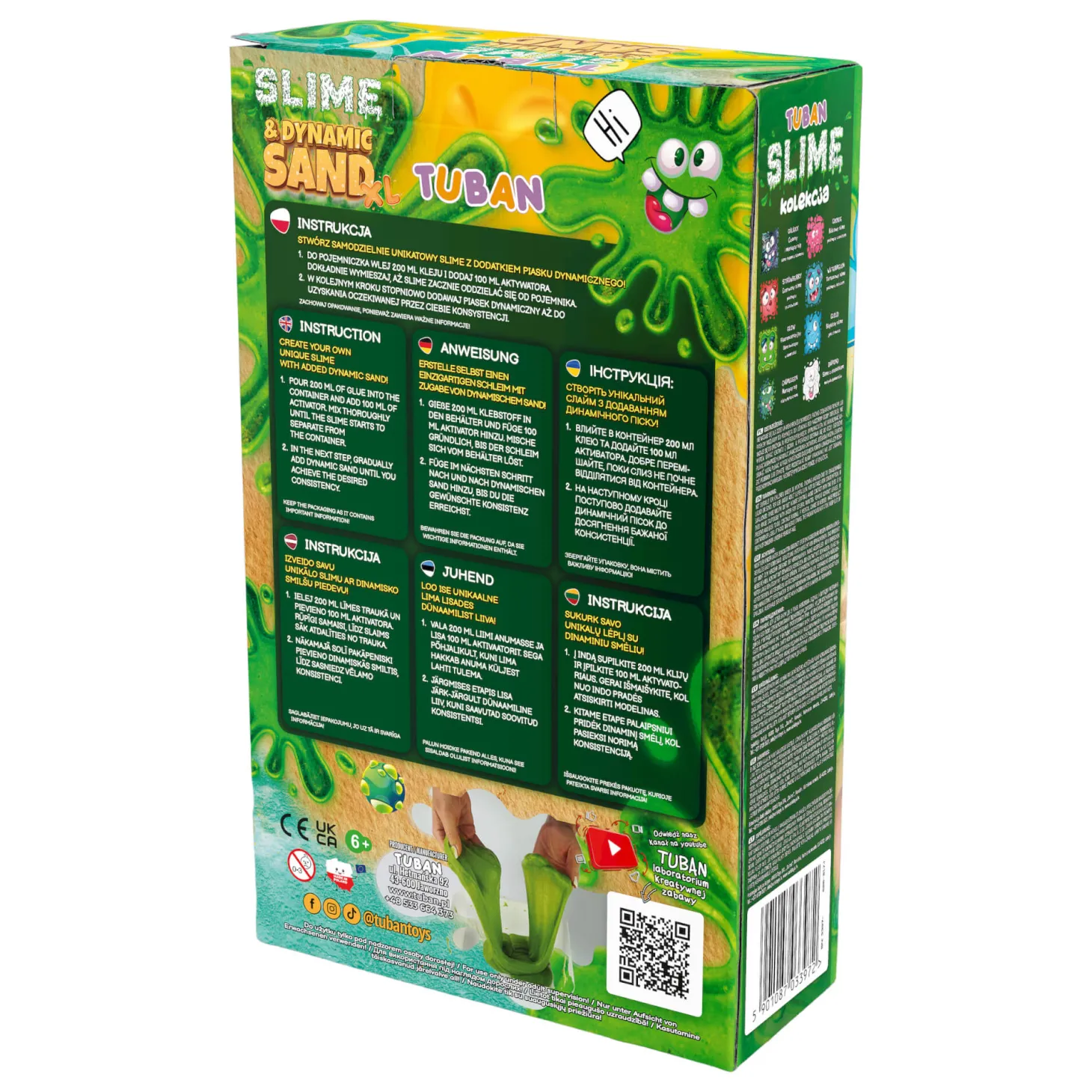 Zestaw DIY – Slime & Piasek Dynamiczny XL