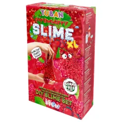 Zestaw DIY Slime - truskawka XL