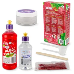 Zestaw DIY Slime - truskawka XL