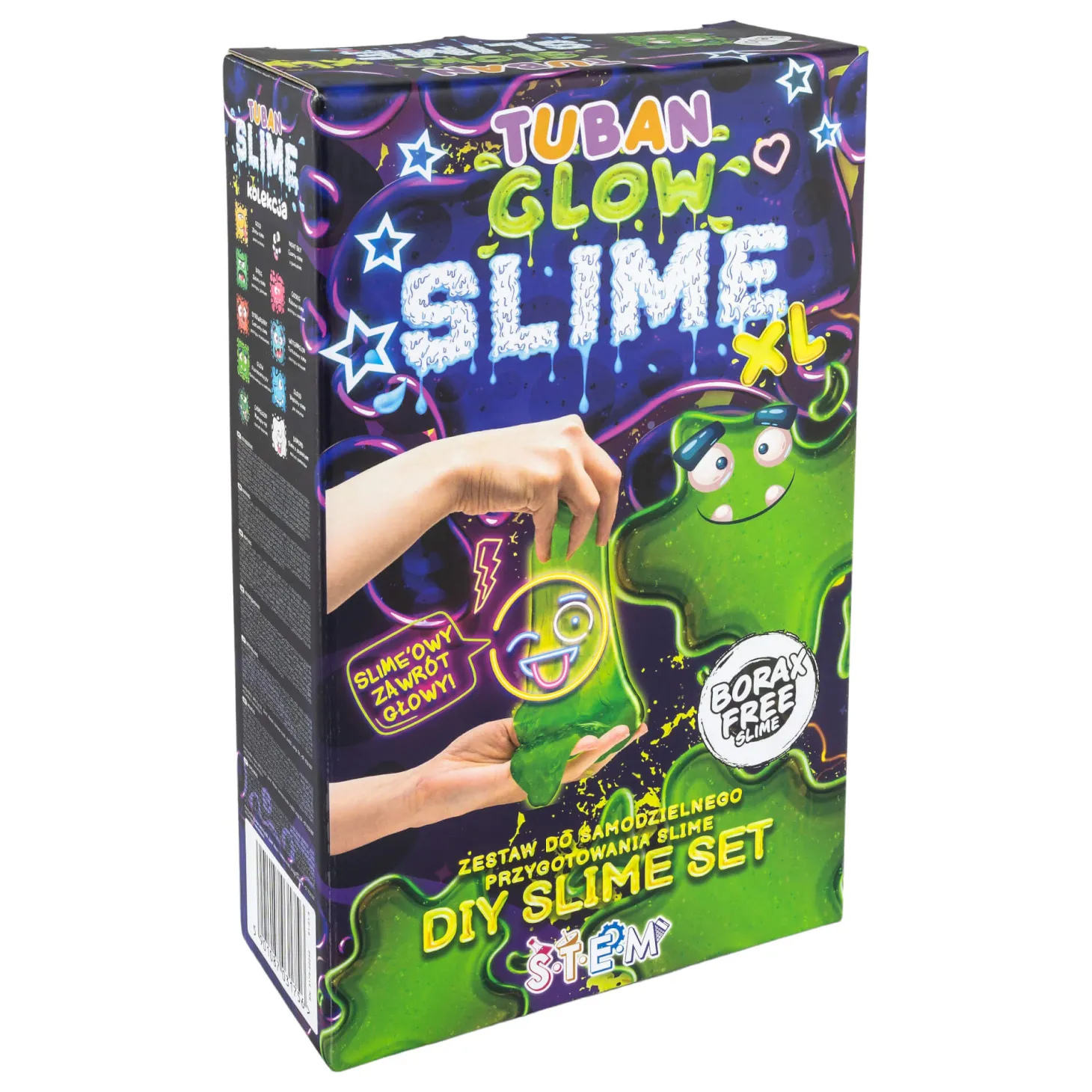 Zestaw DIY Slime - świecący w ciemności XL
